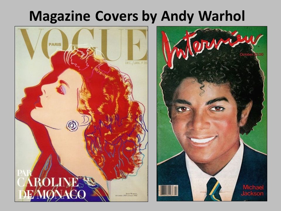 Magazine Covers by Andy Warhol