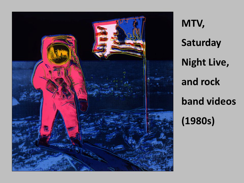 MTV, Saturday Night Live, and rock band videos (1980s)