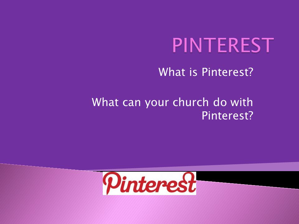 What is Pinterest What can your church do with Pinterest