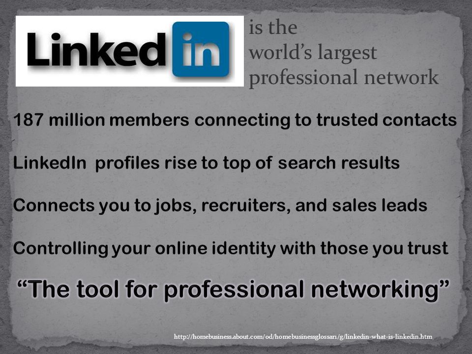 is the world’s largest professional network