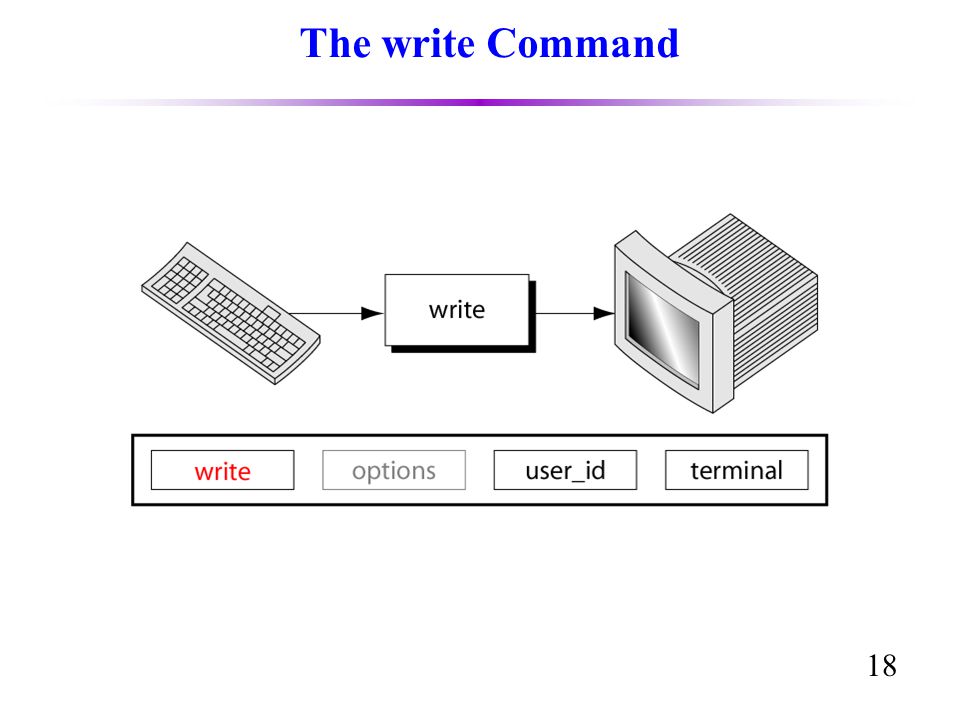 18 The write Command