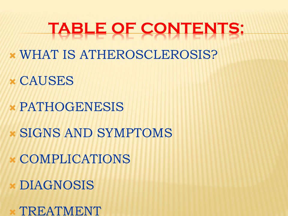  WHAT IS ATHEROSCLEROSIS.