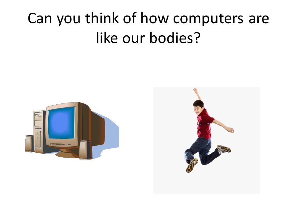 Computers are made up of many parts.
