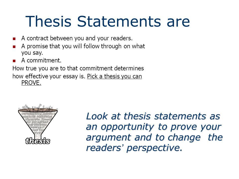 Introduction Thesis Statements After you have brainstormed and you have some main ideas of what you would like to write in your essay, you can begin thinking about writing a thesis statement.