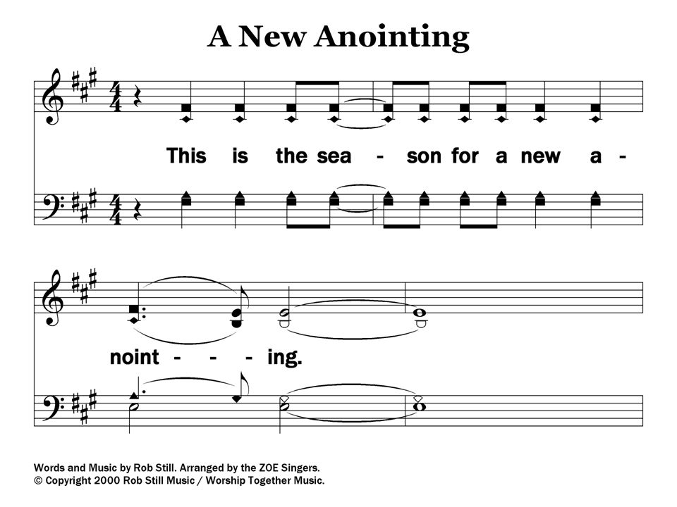 1-1 – A New Anointing