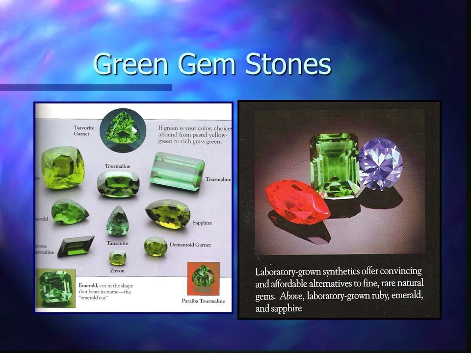 Green Gem Stones