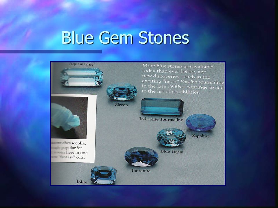 Blue Gem Stones