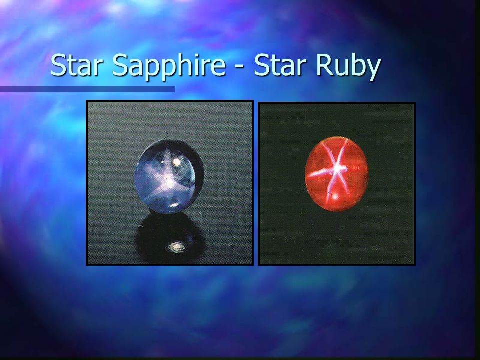 Star Sapphire - Star Ruby