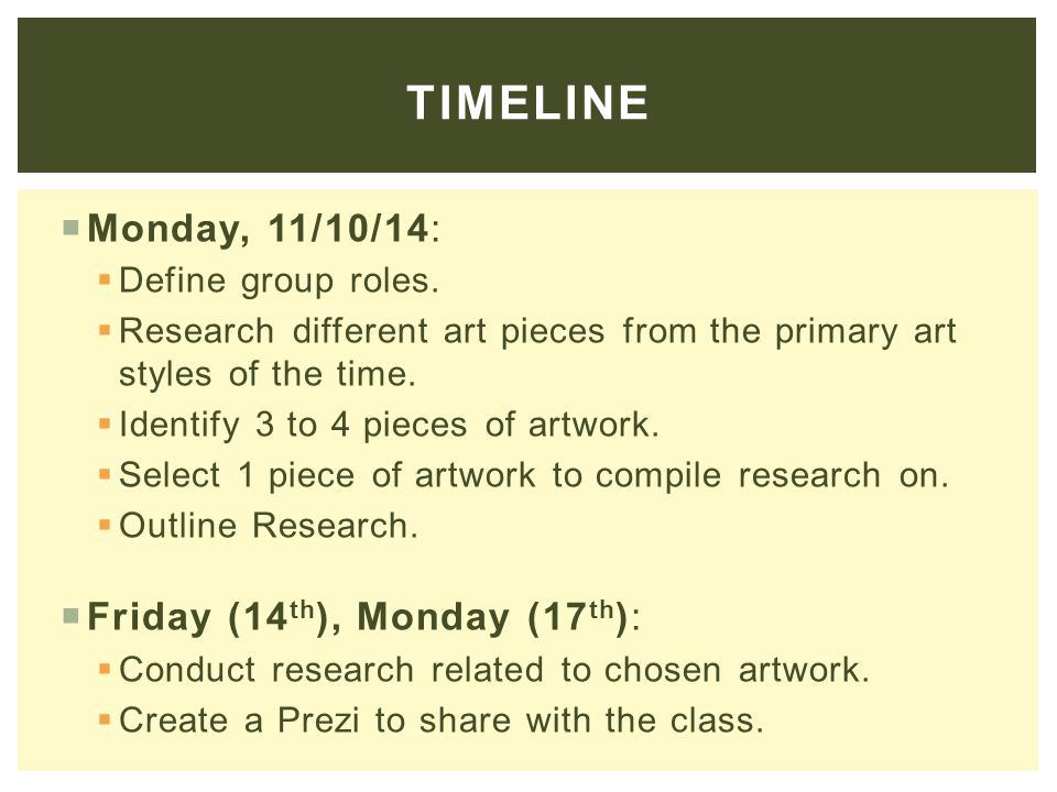  Monday, 11/10/14:  Define group roles.