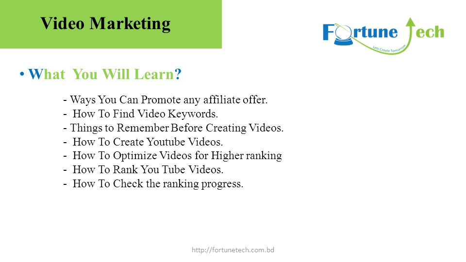 What You Will Learn.   - Ways You Can Promote any affiliate offer.