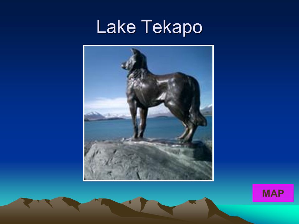 Lake Tekapo MAP
