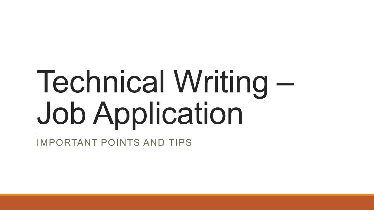 job application tips