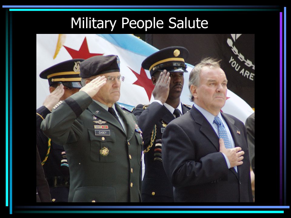 Military People Salute
