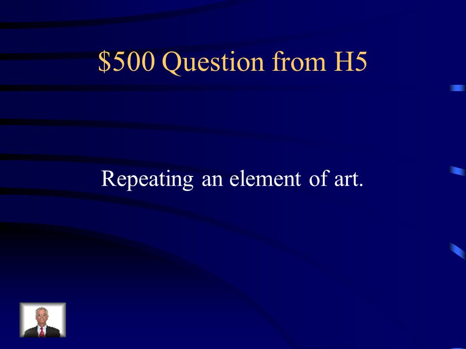 $400 Answer from H5 What is Negative space