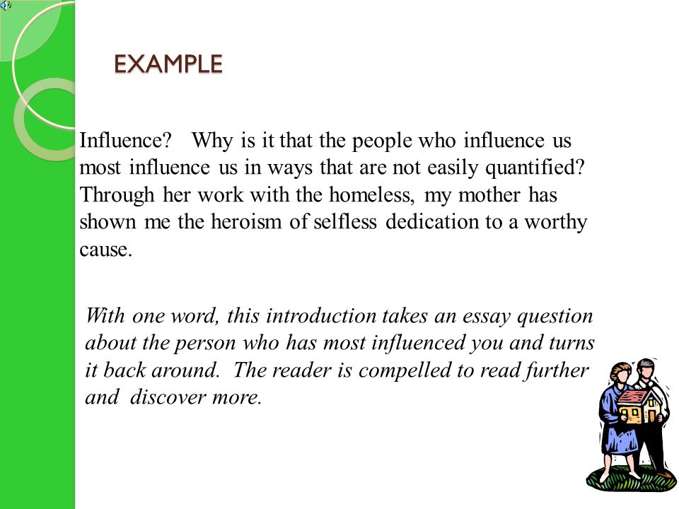 who has influenced you essay who has influenced you essay