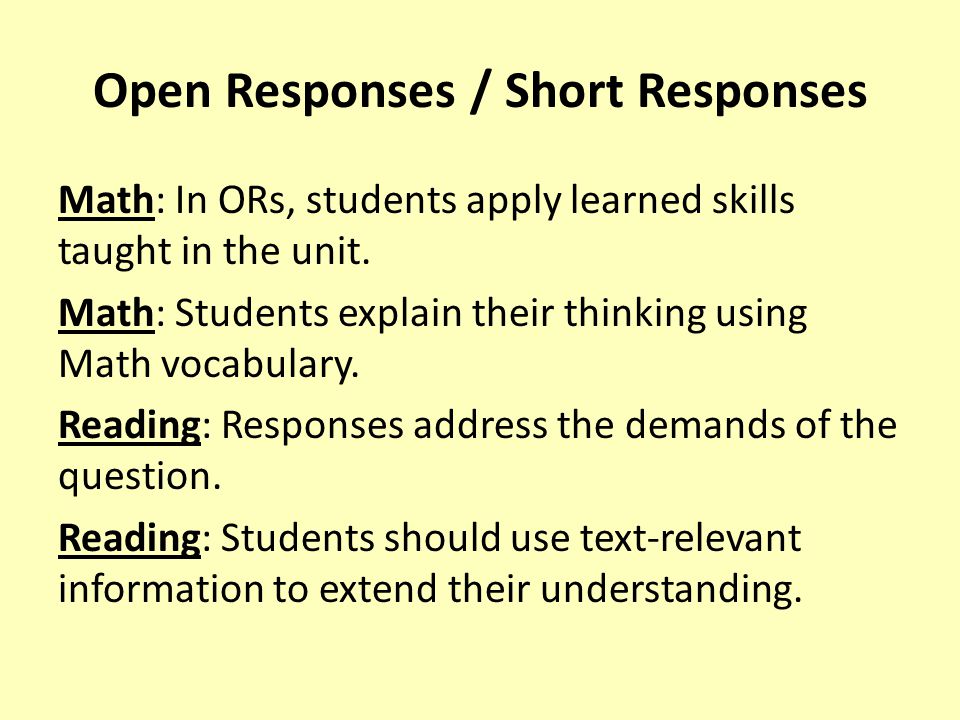 Sample Thinking Skills Questions / Resources / Home