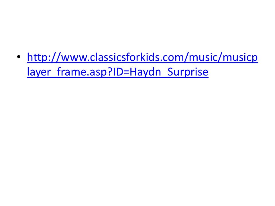 layer_frame.asp ID=Haydn_Surprise   layer_frame.asp ID=Haydn_Surprise