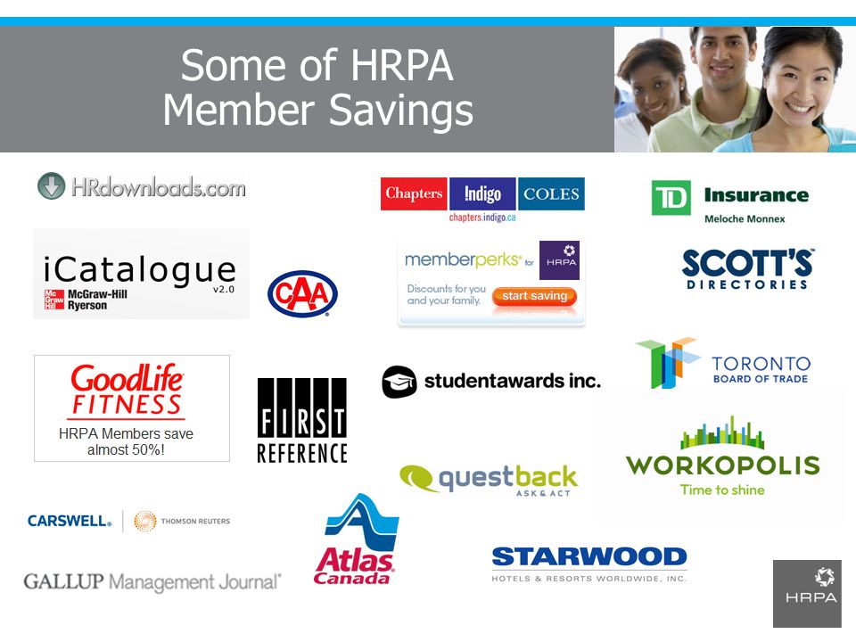 Some of HRPA Member Savings