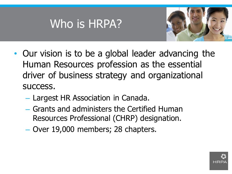 Who is HRPA.