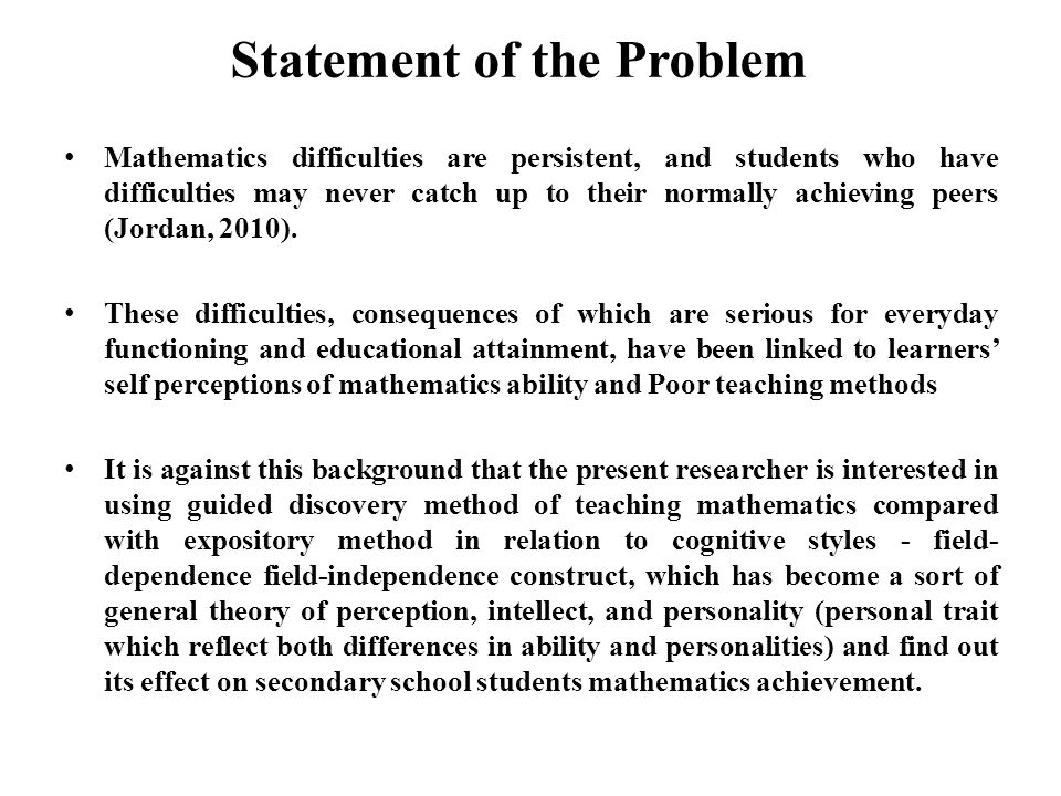 Dissertation On Math Achievement