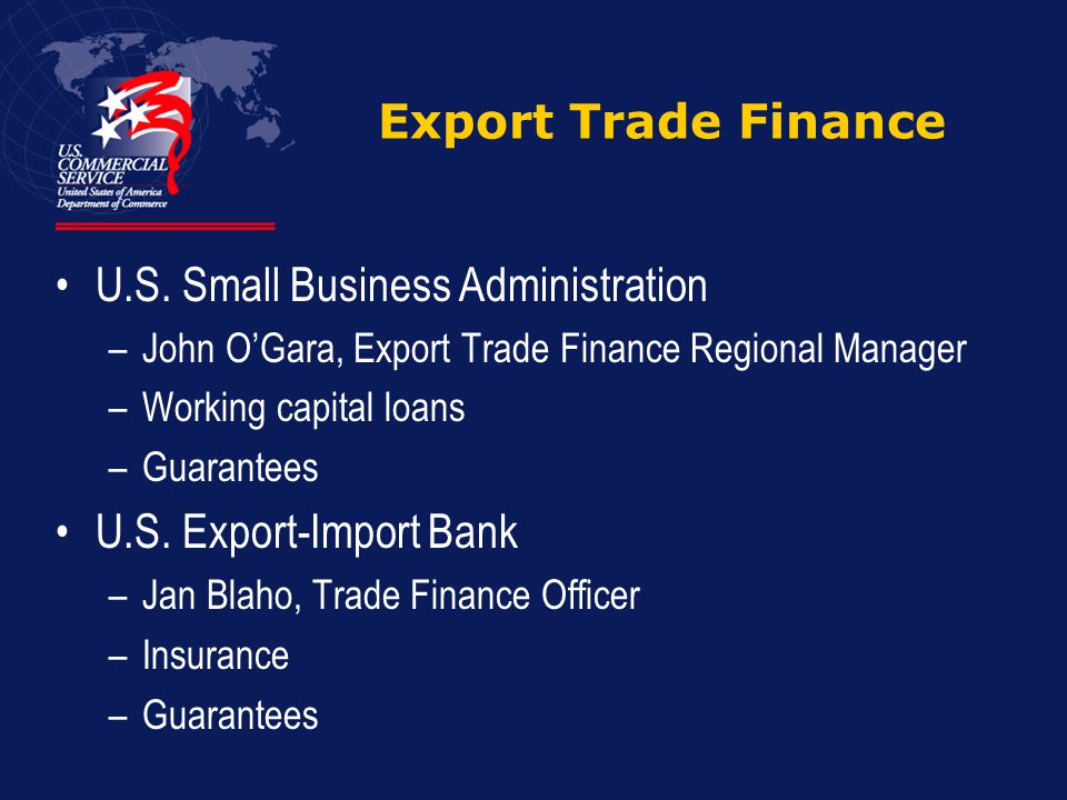 Export Trade Finance U.S.