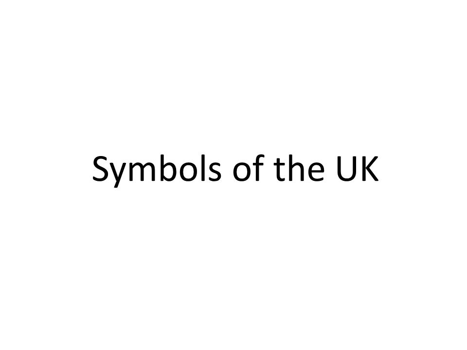 Symbols of the UK