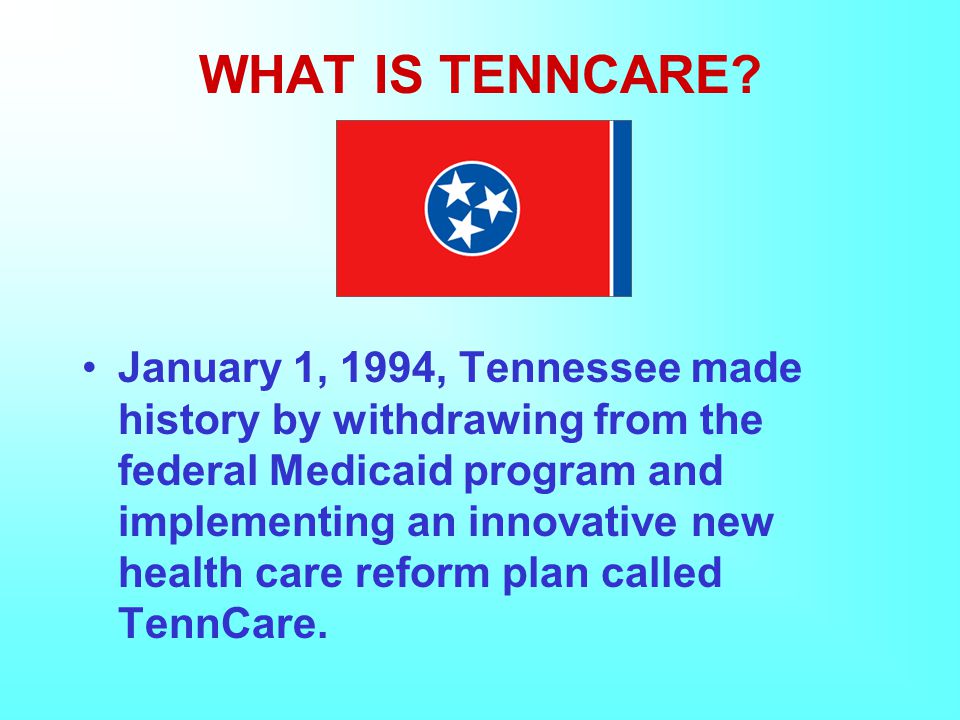 WHAT IS TENNCARE.