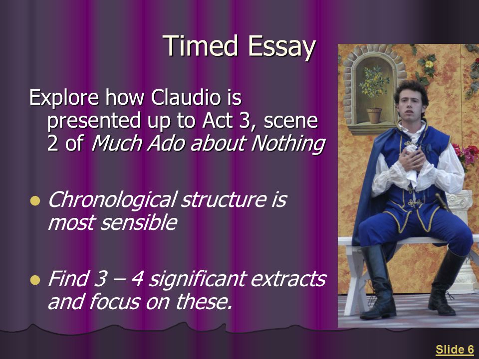 Essays of much ado about nothing