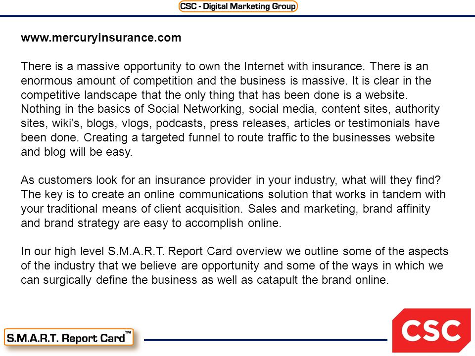 There is a massive opportunity to own the Internet with insurance.