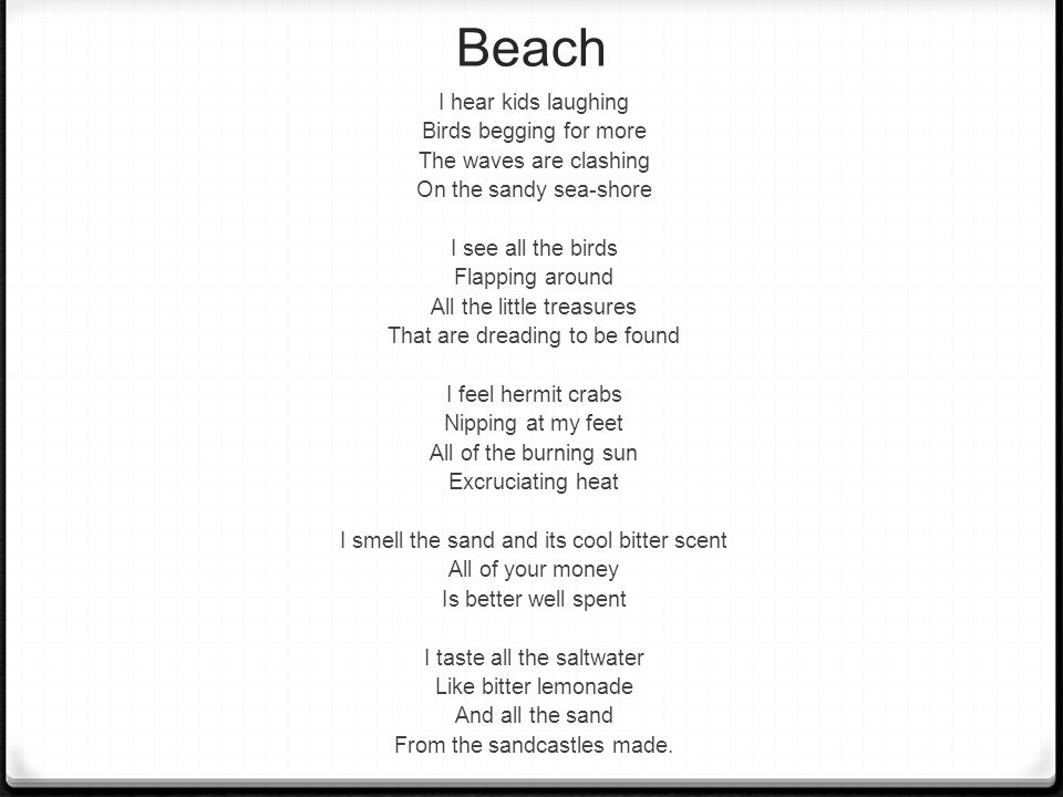 Description Of A Beach Essay