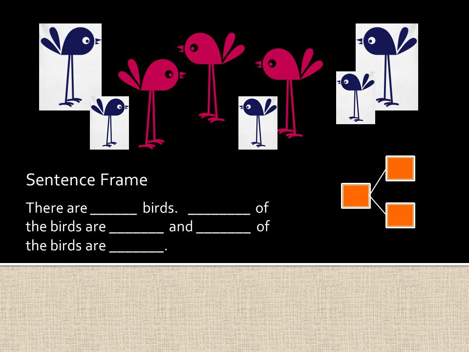 Sentence Frame There are ______ birds.
