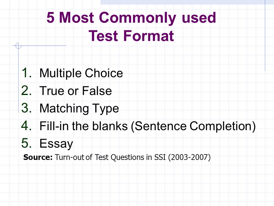 An essay test measures ______ and a multiple-choice test measures ______