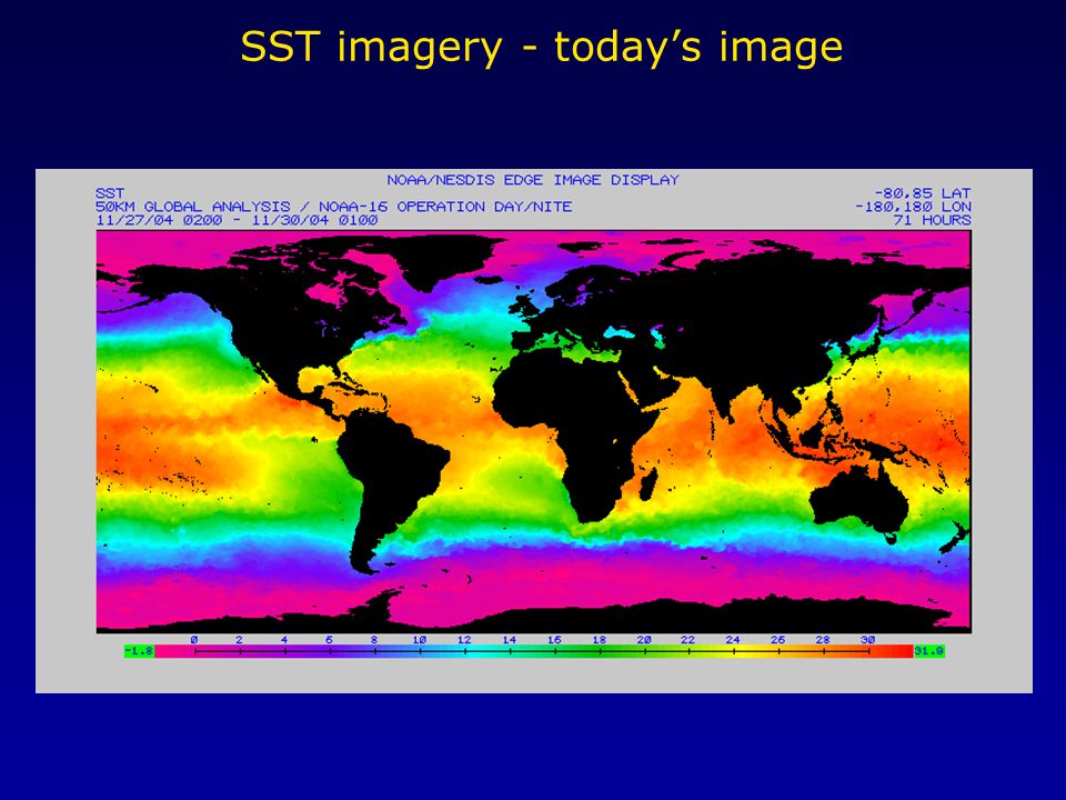 SST imagery - today’s image