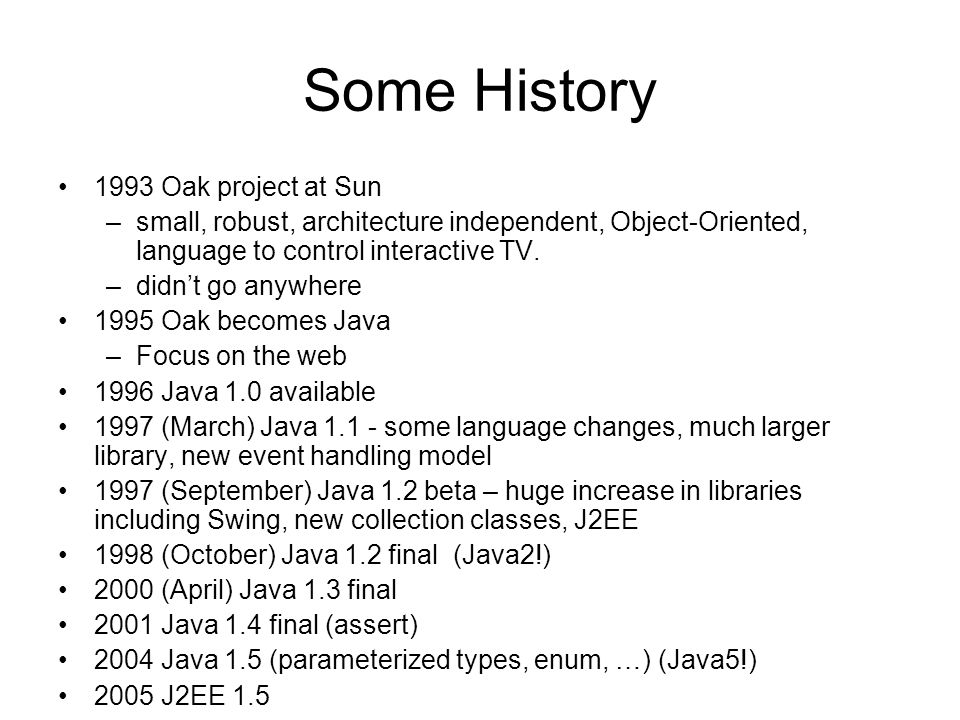 What Else is Java.