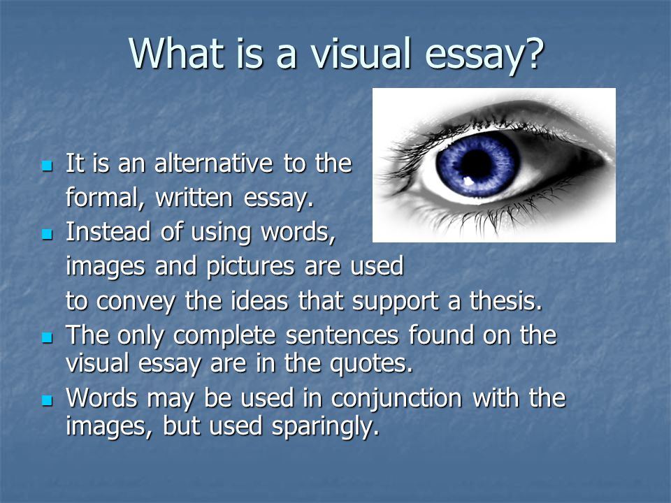 visual essay