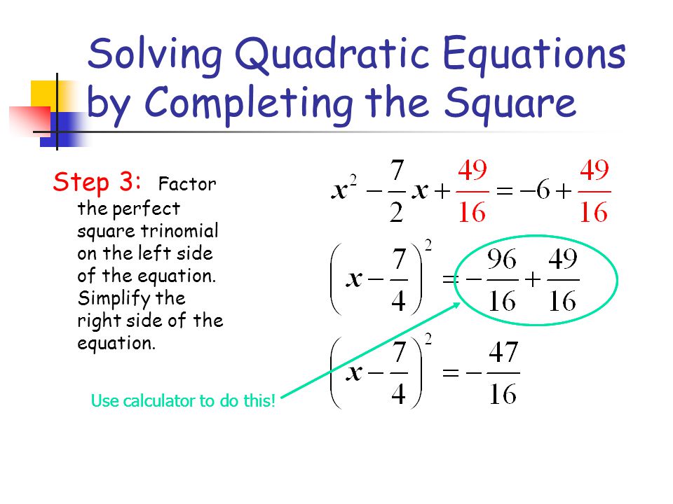 Solve The Equation By Completing Square Calculator Talkchannels Solving Equations By Completing The Square Calculator Talkchannels Quadratic Graphing And Factoring