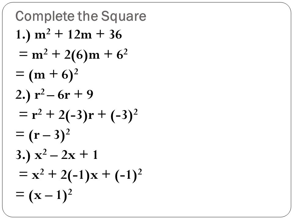 Solve An Equation By Completing The Square Talkchannels Solve Equation By Completing The Square Talkchannels