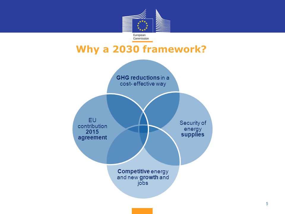 5 Why a 2030 framework.
