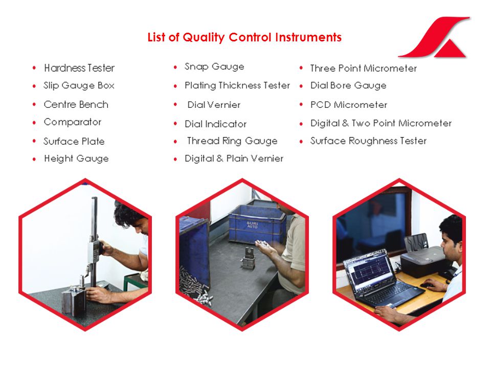 List of Quality Control Instruments
