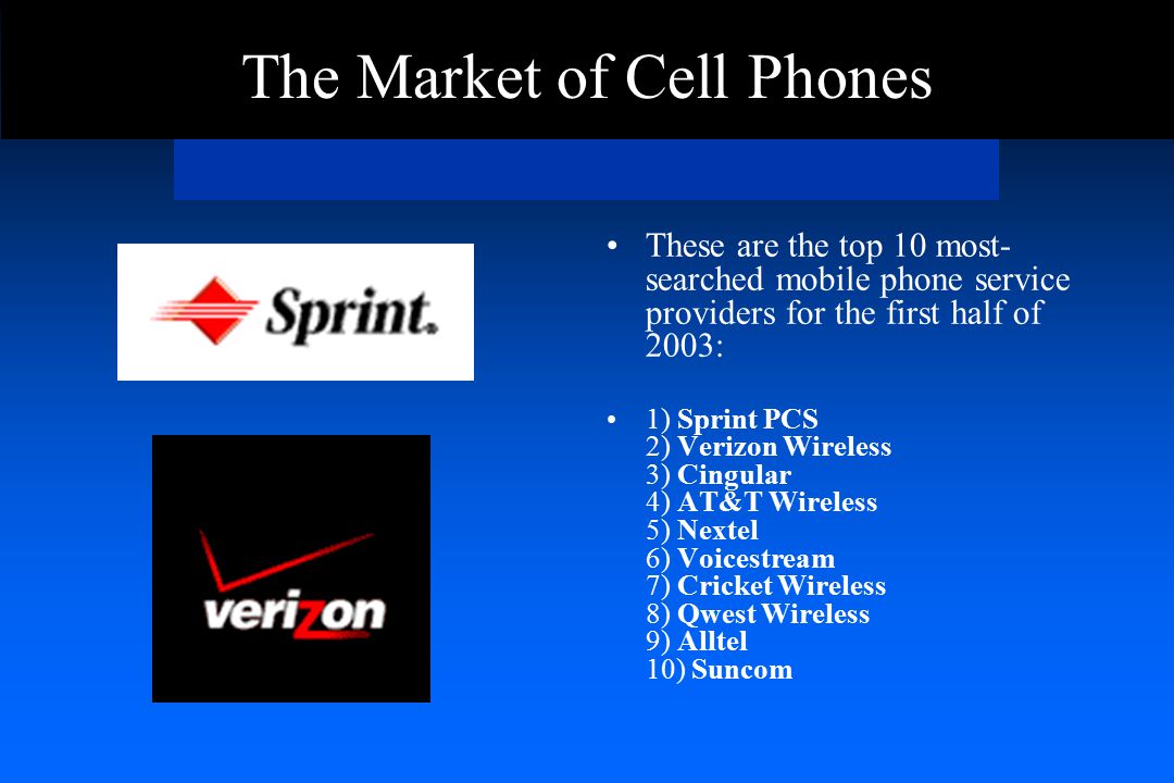 cell phone service providers