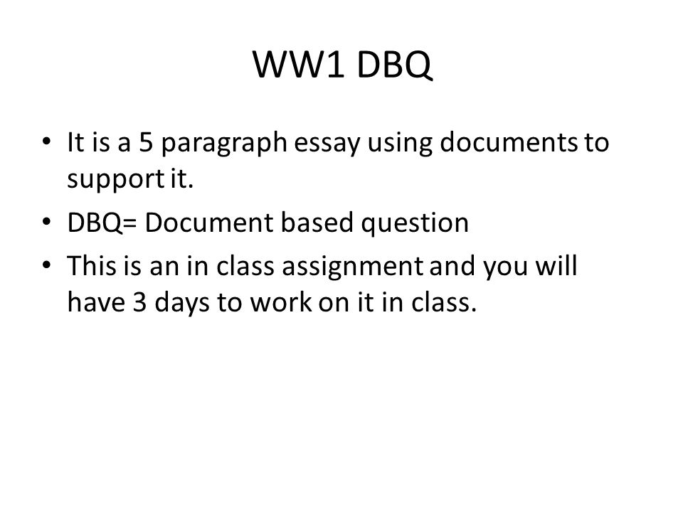 dbq essay about world war 1 dbq essay about world war 1