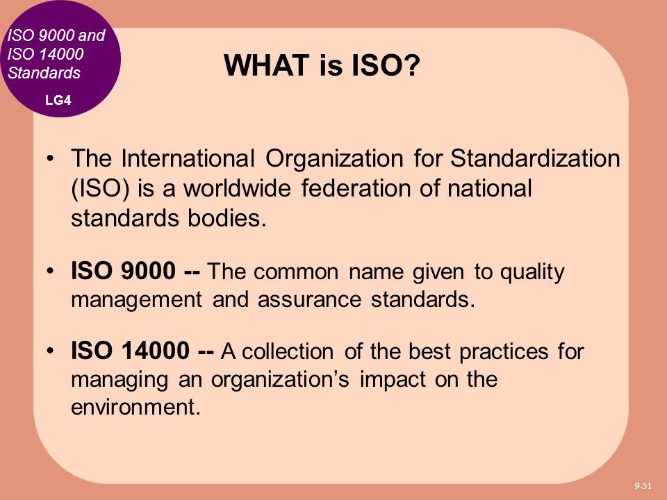 Difference Between Iso 9000 And Iso 14000