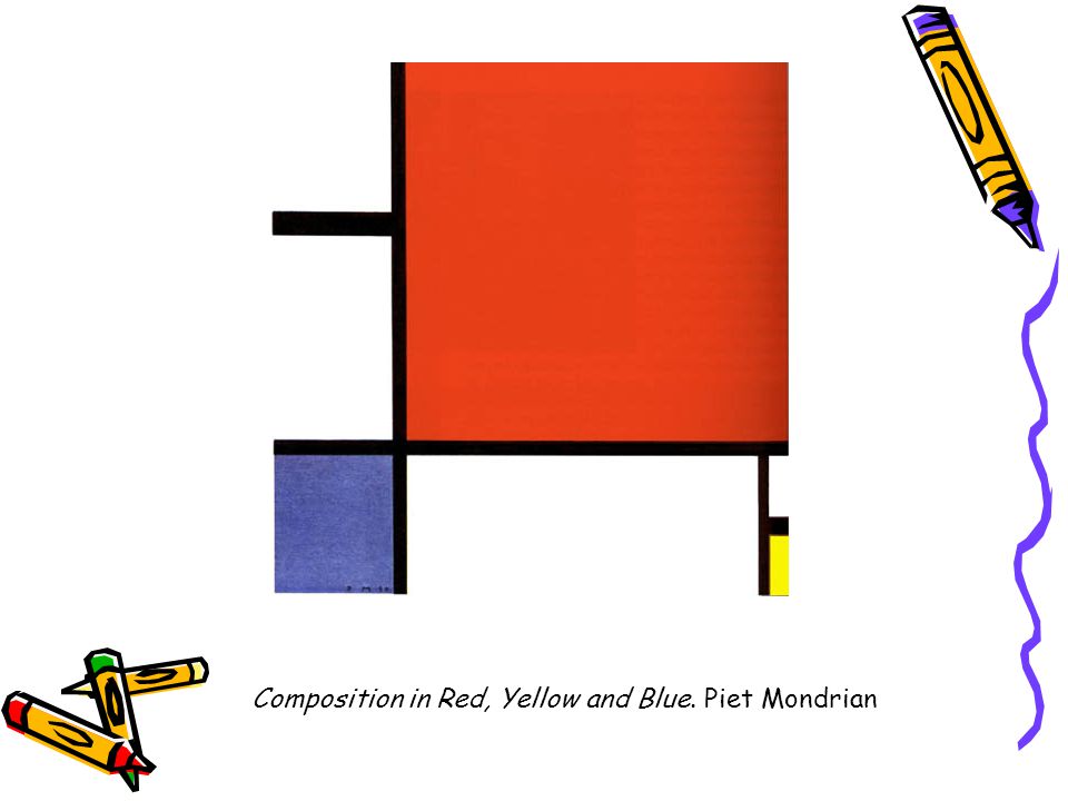 Composition in Red, Yellow and Blue. Piet Mondrian