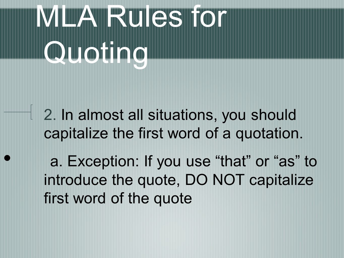 rules for quoting in research papers Citation: zhang w (2014) ten simple rules for writing research papers here, we offer ten simple rules for writing and publishing research papers. rules for quoting in research papers Citation: zhang w (2014) ten simple rules for writing research papers here, we offer ten simple rules for writing and publishing research papers.