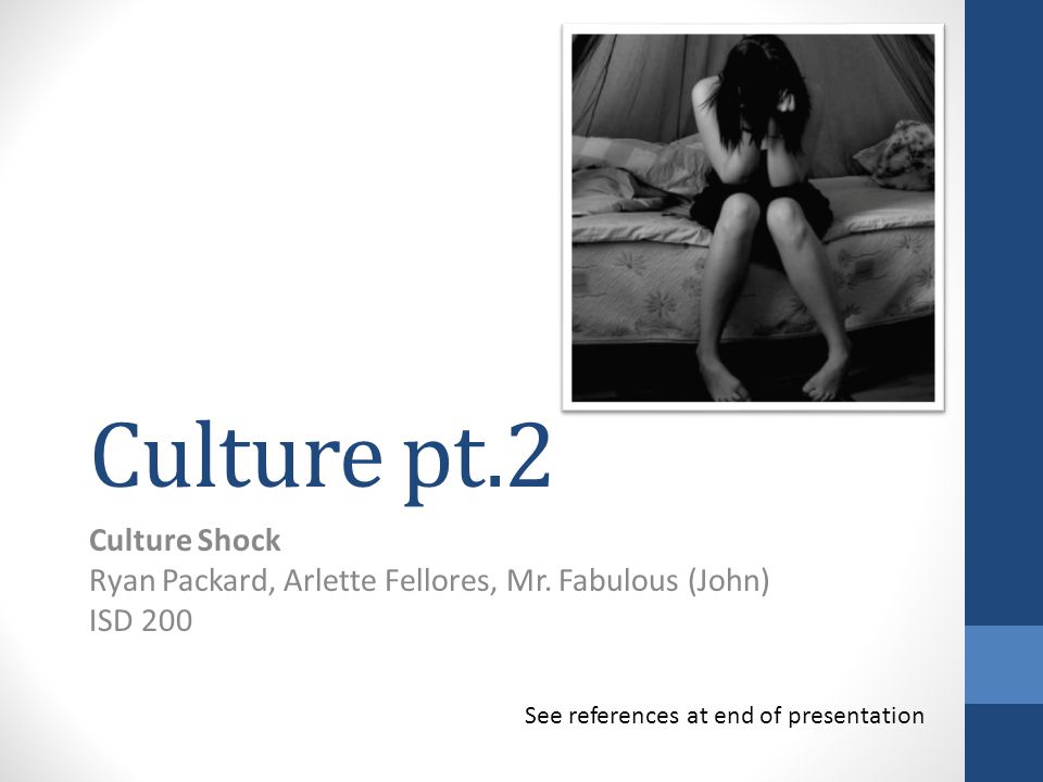 Culture pt.2 Culture Shock Ryan Packard, Arlette Fellores, Mr.