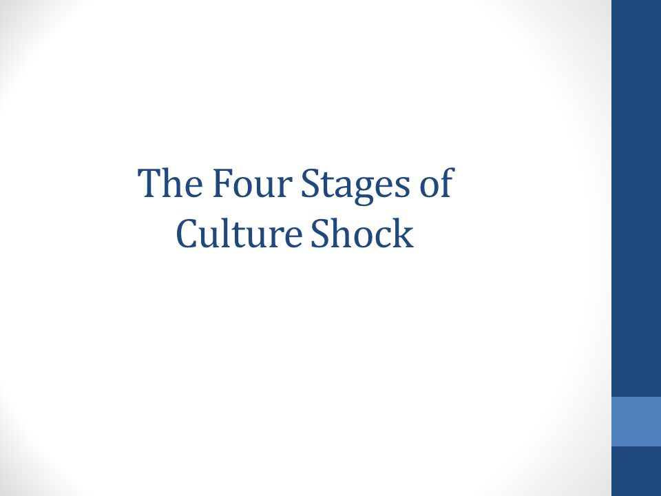 The Four Stages of Culture Shock