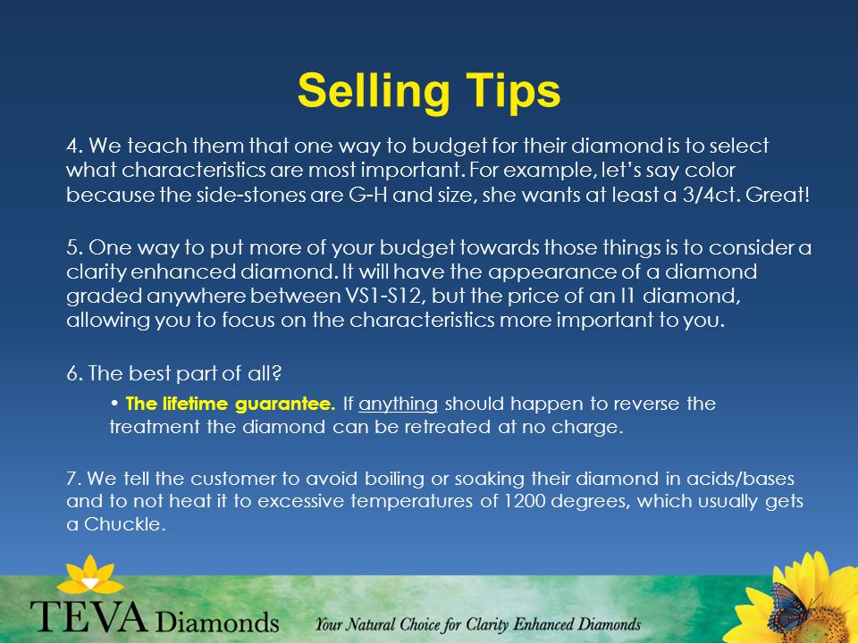 Selling Tips 4.