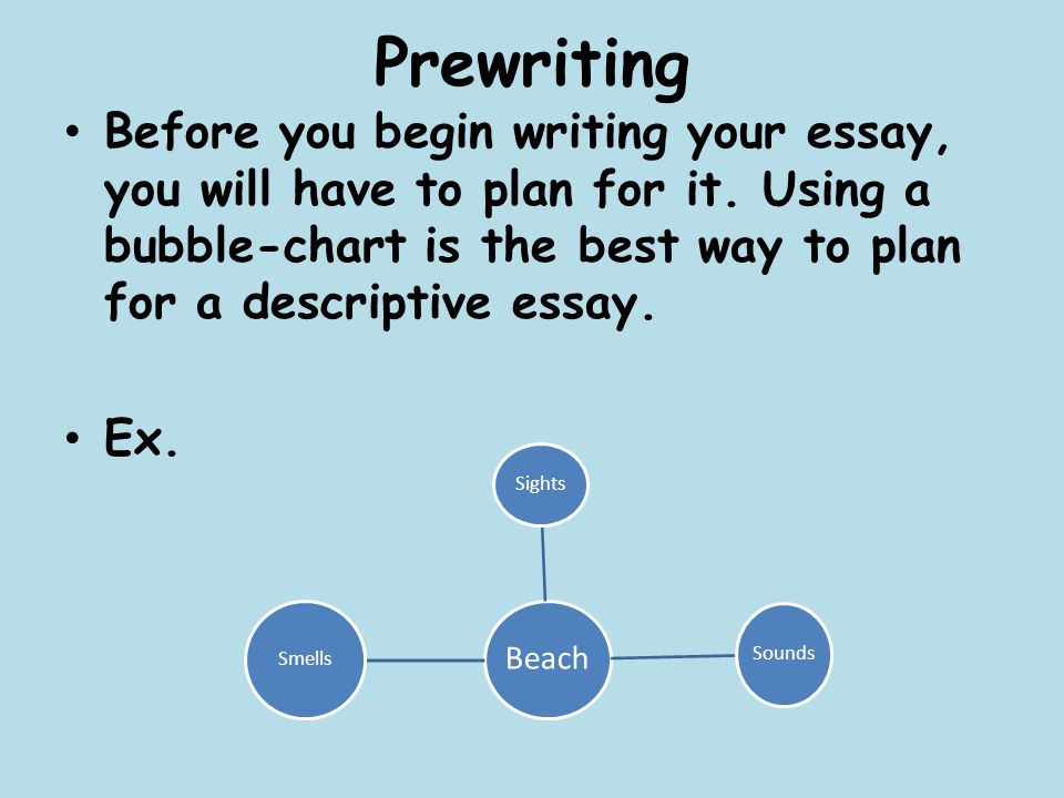 Examples Of Discriptive Essay