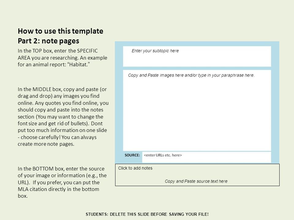 research project templates