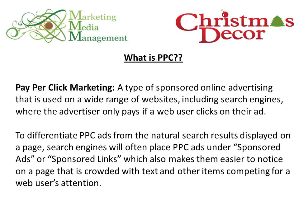 What is PPC .